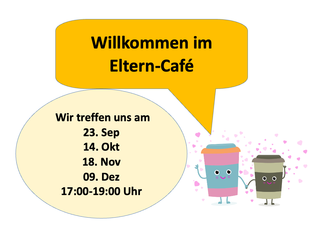 Das nächste Elterncafé ist am 23. September